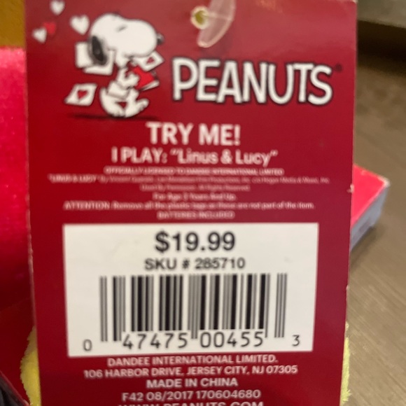 Peanuts Woodstock plush holiday greeter NWT - Picture 7 of 8